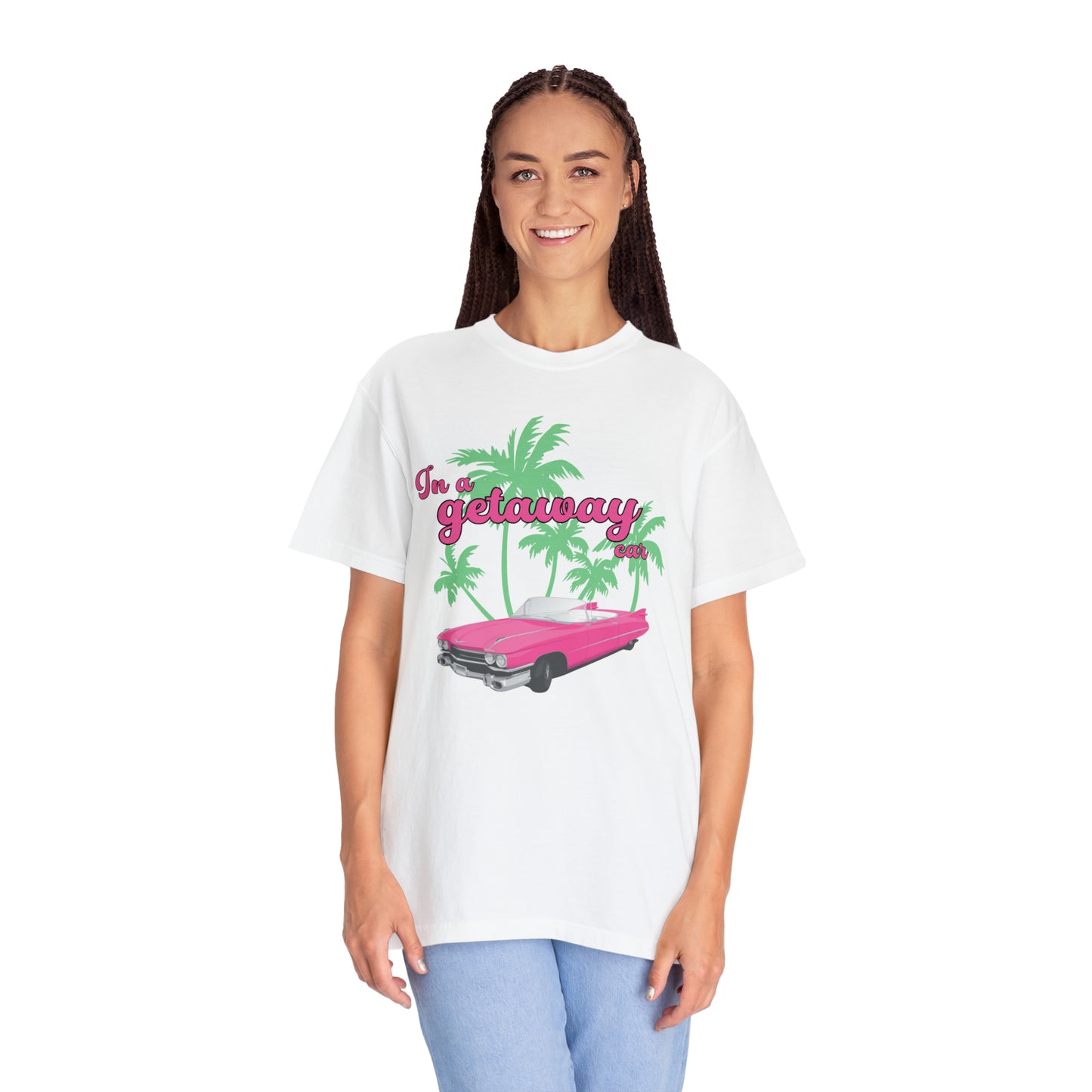 Pink convertible Getaway Car Shirt, Nothing Good, Reputation Album, Taylor Merch, Taylor Fan Gift, Concert TShirt, Comfort Colors