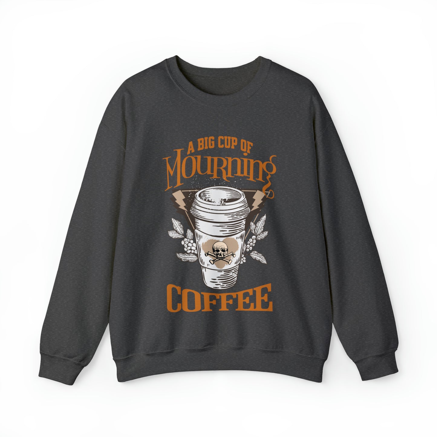 Funny coffee lovers halloween sweatshirt, autumn fall meme graphic hoodie, coffee pun spooky season sweater, PSL, Pumpkin spiced latte, funny grim reaper