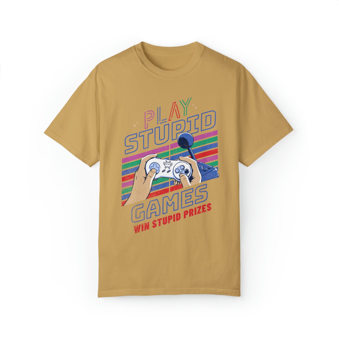 Comfort colors play stupid games Shirt, Taylor Lover Merch, Eras Merch, Gamer fan Merch, Boho tshirt, retro video game, rainbow pride tee