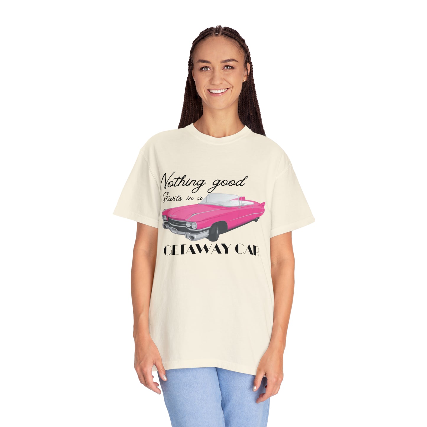 Pink convertible Getaway Car Shirt, Nothing Good, Reputation Album, Taylor Merch, Taylor Fan Gift, Concert TShirt, Comfort Colors