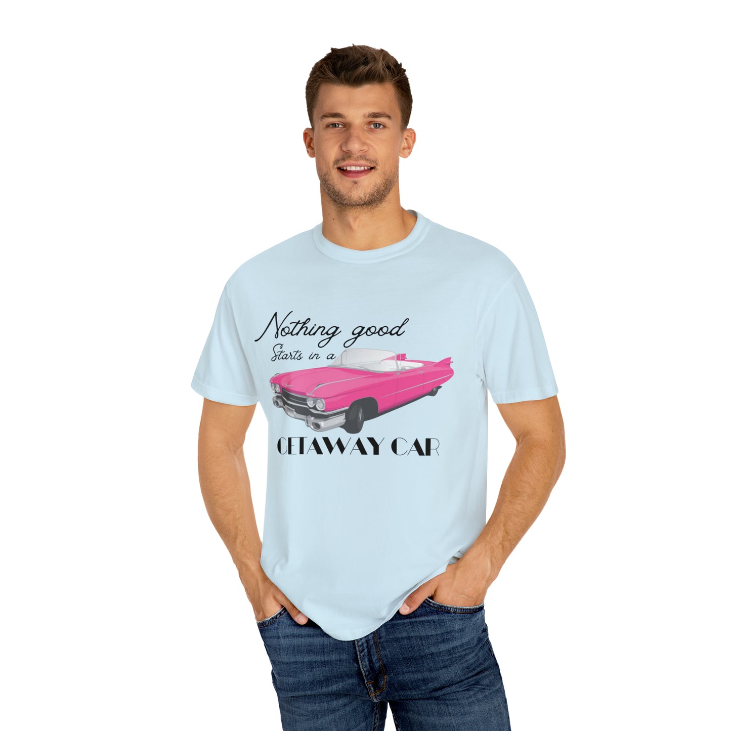 Pink convertible Getaway Car Shirt, Nothing Good, Reputation Album, Taylor Merch, Taylor Fan Gift, Concert TShirt, Comfort Colors