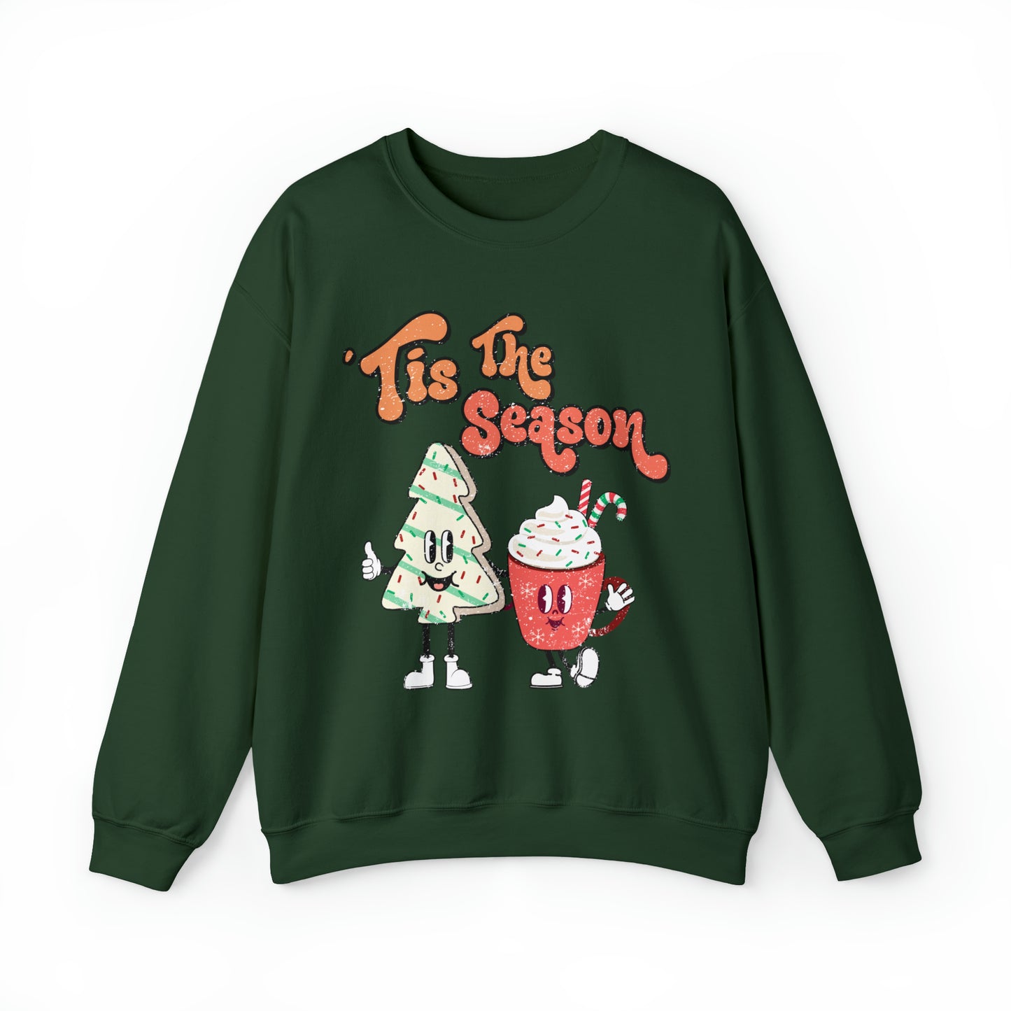 Little Debbie slut sweatshirt, funny holiday gift idea for millennial, christmas tree snack cake hoodie, tis the season snack lover sweater