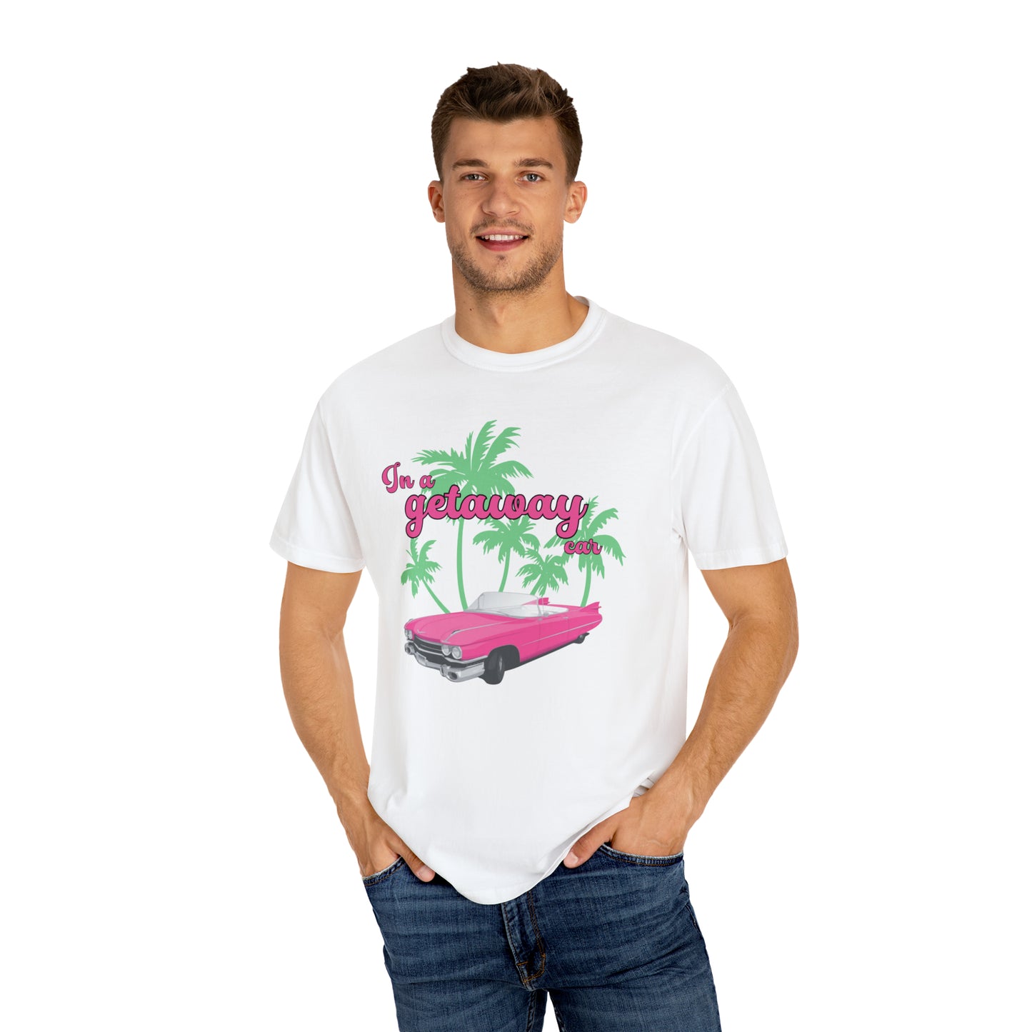 Pink convertible Getaway Car Shirt, Nothing Good, Reputation Album, Taylor Merch, Taylor Fan Gift, Concert TShirt, Comfort Colors