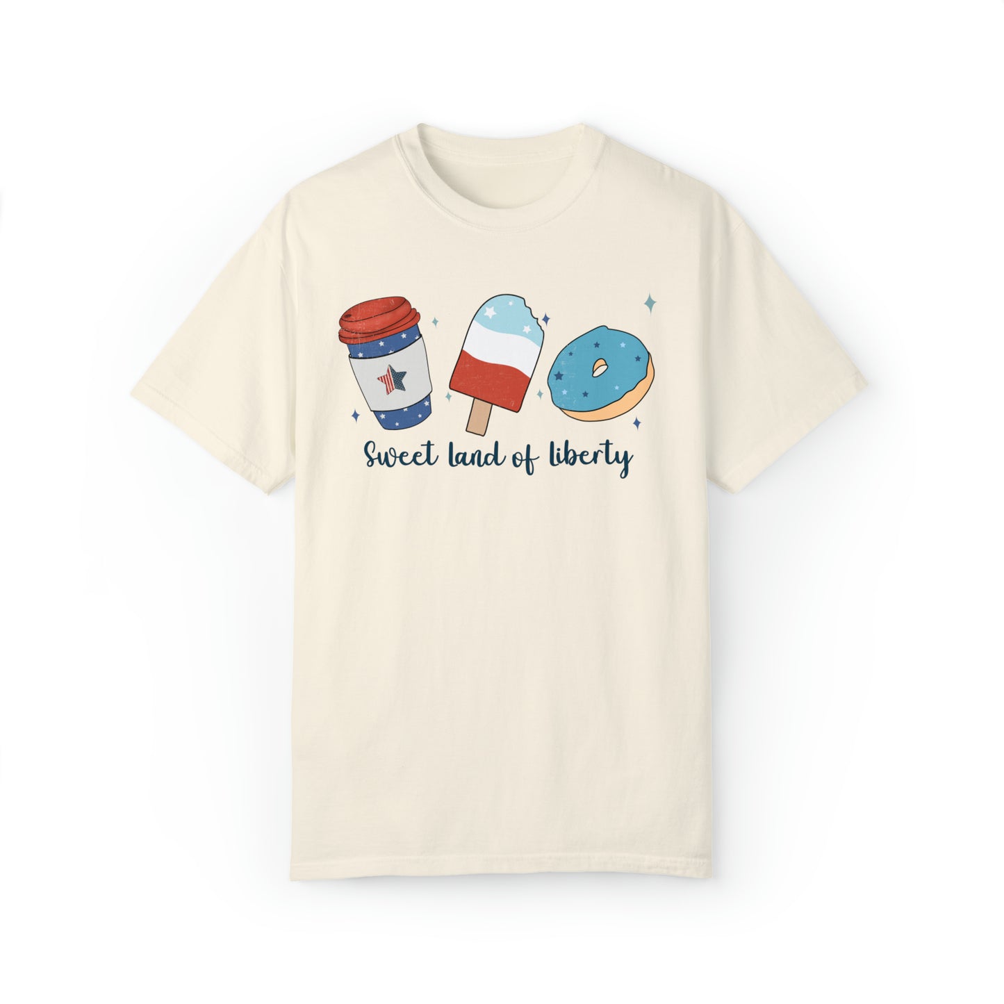 Cute comfort colors America Shirt,funny sweet land of liberty pun, 4th Of July Shirt, Fourth Of July, Patriotic USA Gift, Unisex Graphic Tee