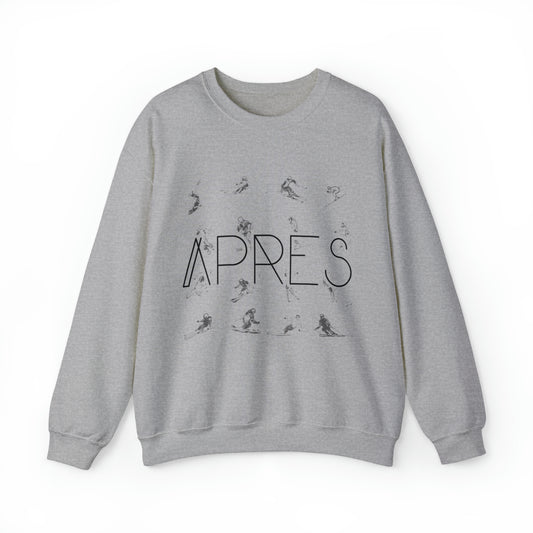 Vintage inspired Apres ski sweatshirt, minimalist high class sweater, rich mom clothing, oversized