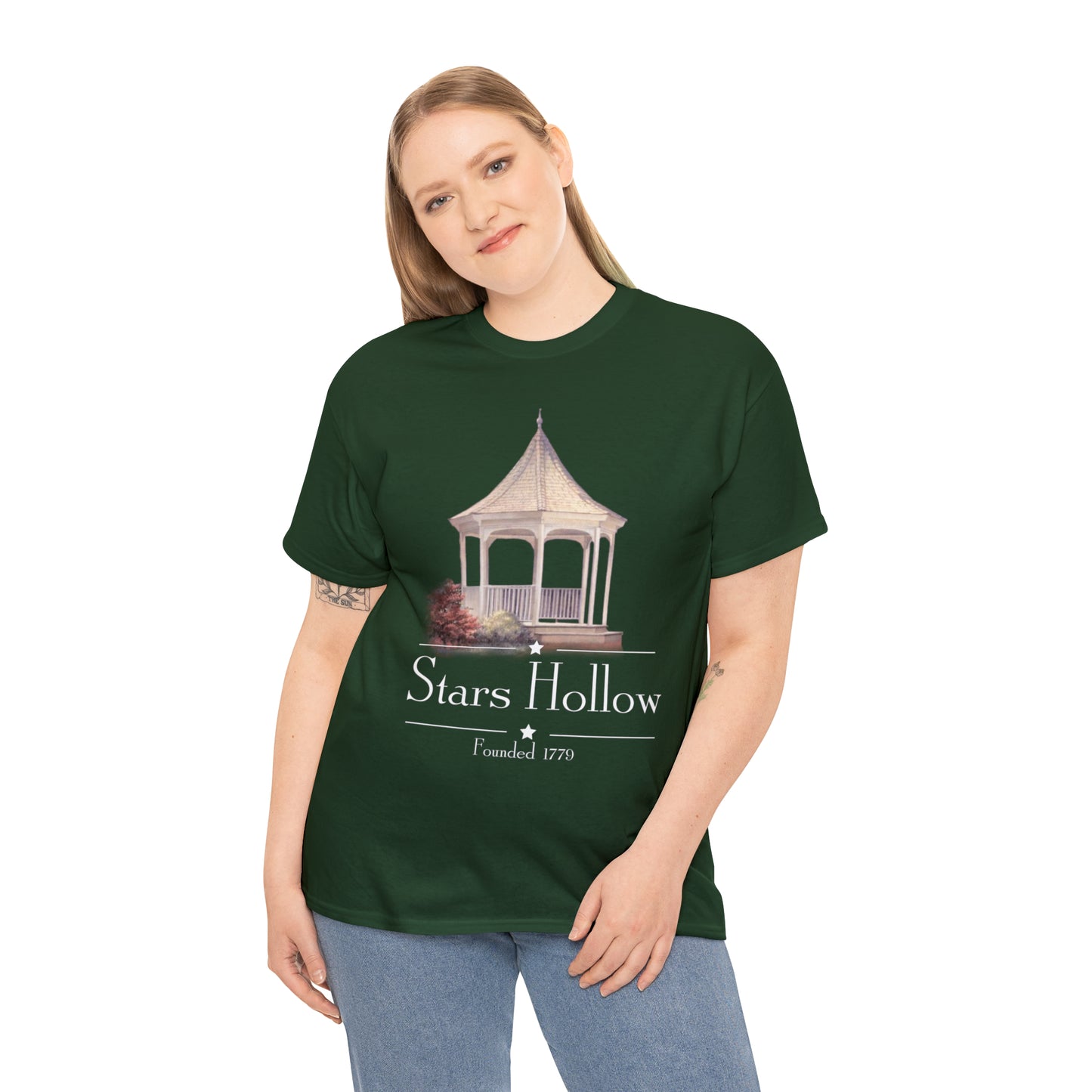 Stars Hollow tee, cute Rory shirt, minimalist lorelai hoodie, Gilmore girls tshirt, town gazebo shirt, fandom shirt, gift idea for millennial