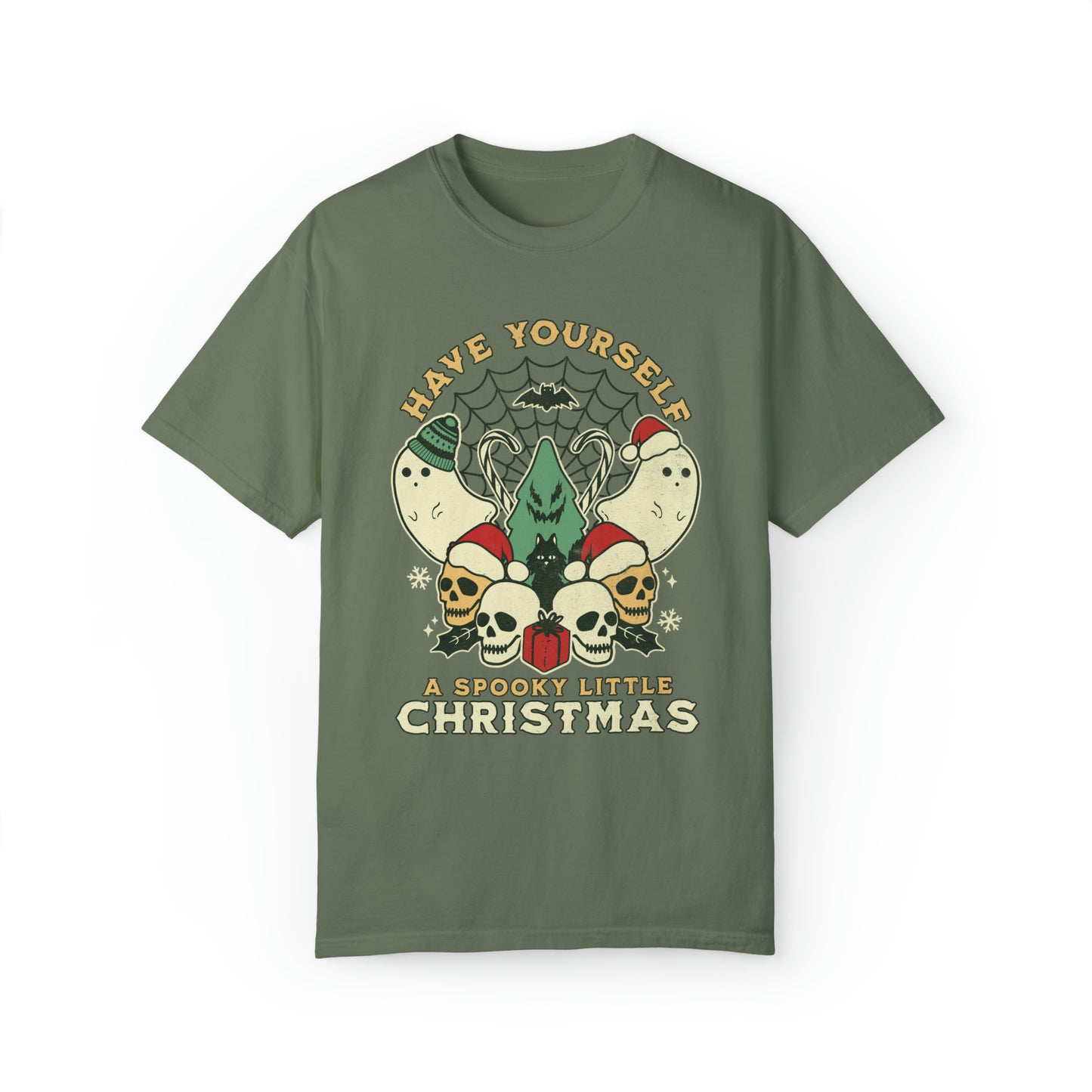 Comfort Colors TShirt, spooky retro holiday, Dancing Christmas Skeletons Shirt, Goth xmas, Merry Creepmas tee, spooky little christmas party