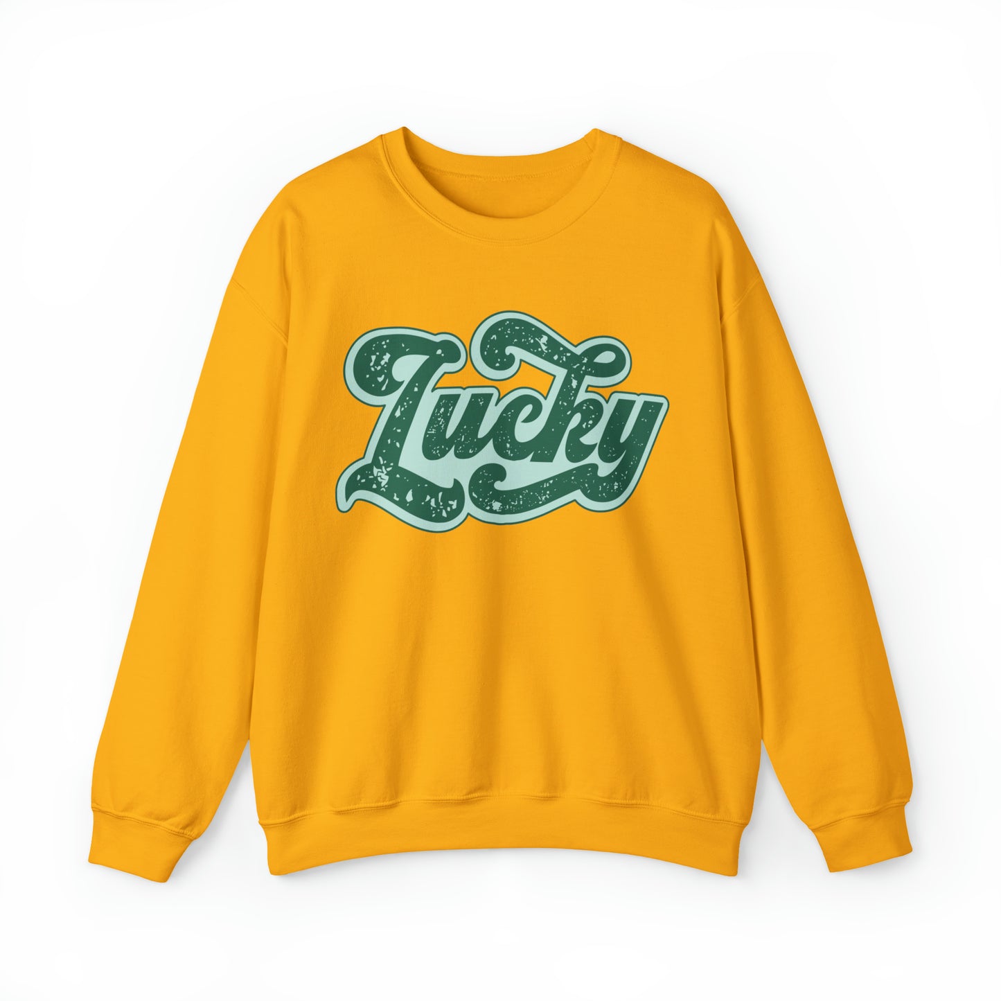 Retro lucky st. patrick's day sweatshirt, cute vintage st paddys day sweater, luck of the irish hoodie