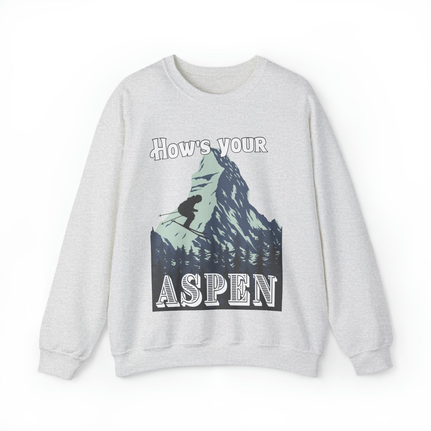 Funny Aspen sweatshirt, National Park sweater, Skiing Vintage Inspired hoodie, Unisex shirt, oversized