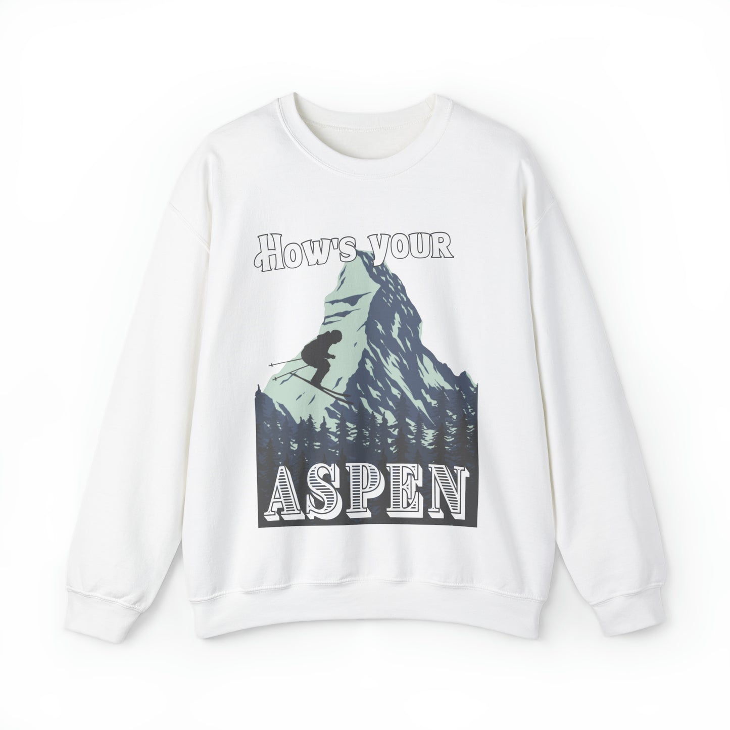 Funny Aspen sweatshirt, National Park sweater, Skiing Vintage Inspired hoodie, Unisex shirt, oversized