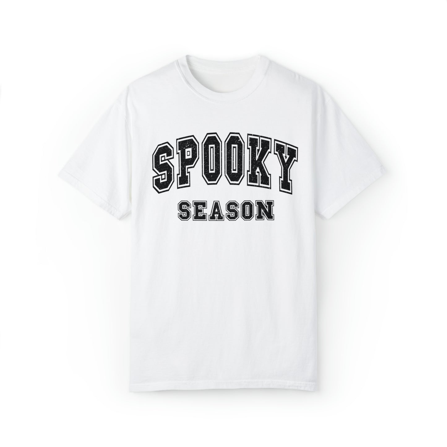 Comfort colors minimalist spooky season tshirt, halloween ghost shirt, witchy shirt, cute autumn lover tee, fall shirts