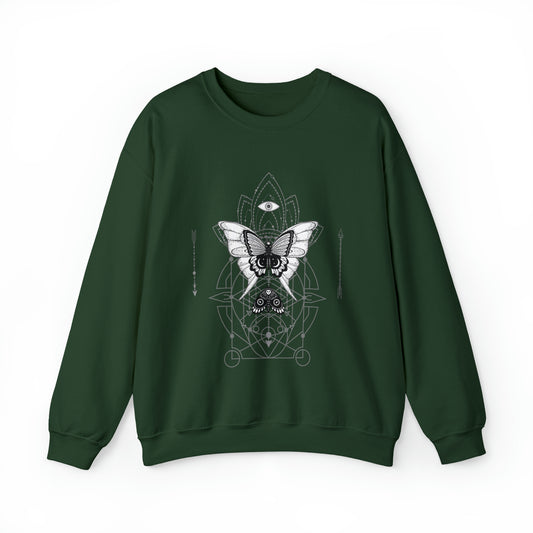 Mystic moth Tee, mystical moth, Mothman shirt, halloween sweats, cottagecore sweater, goblincore