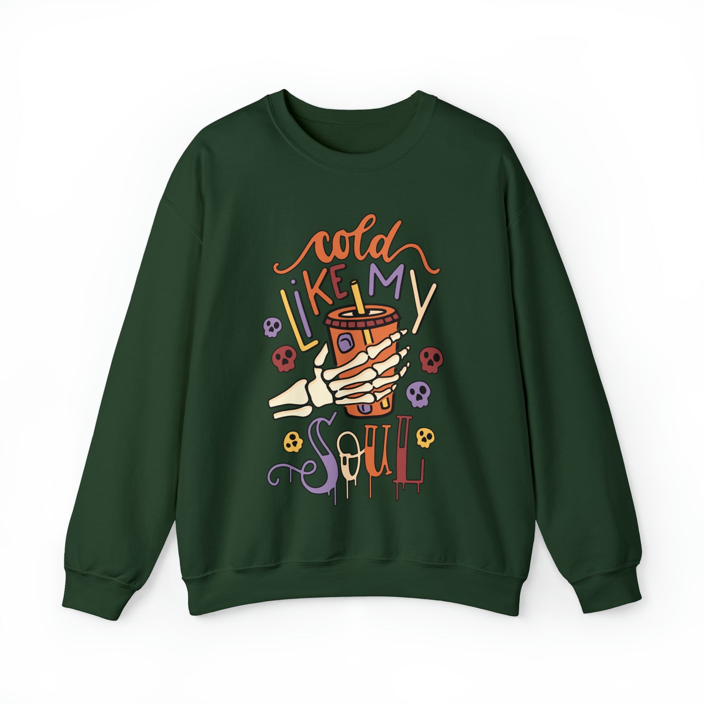 Coffee lovers halloween sweatshirt, funny halloween sweater, skeleton hoodie