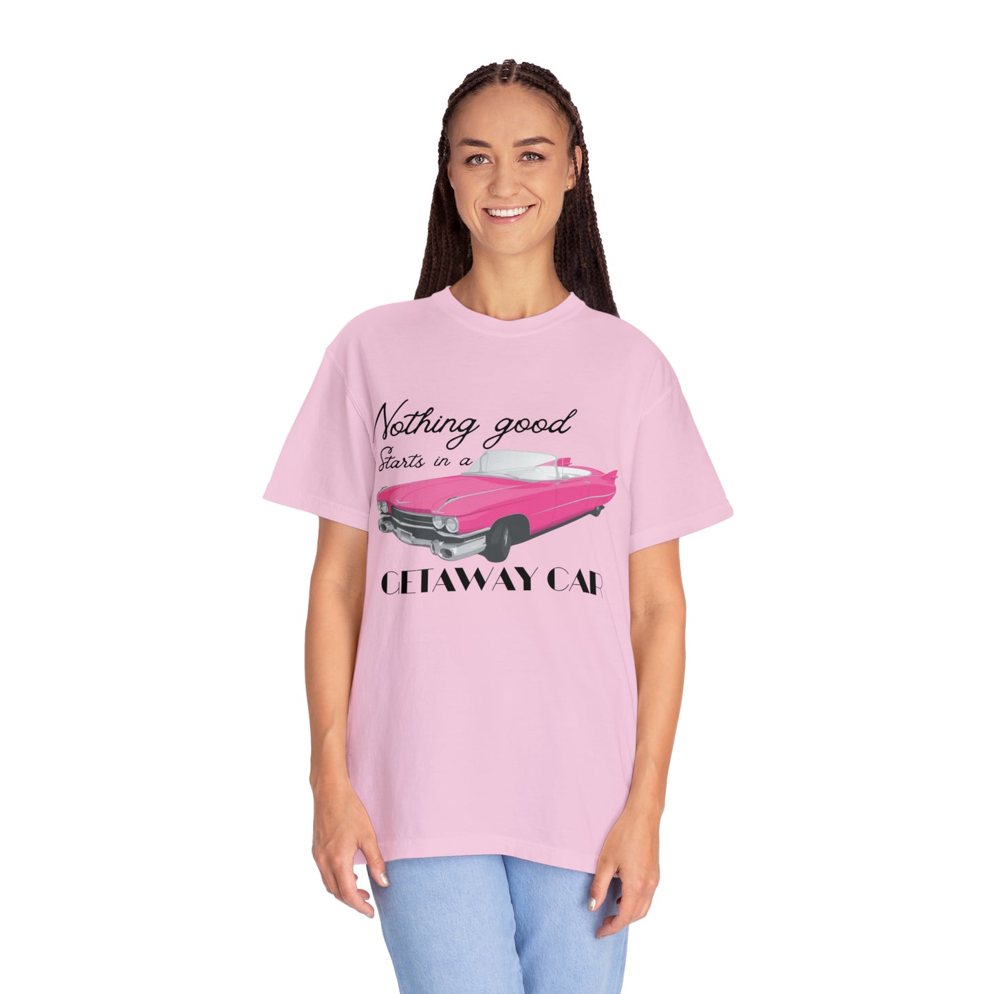 Pink convertible Getaway Car Shirt, Nothing Good, Reputation Album, Taylor Merch, Taylor Fan Gift, Concert TShirt, Comfort Colors