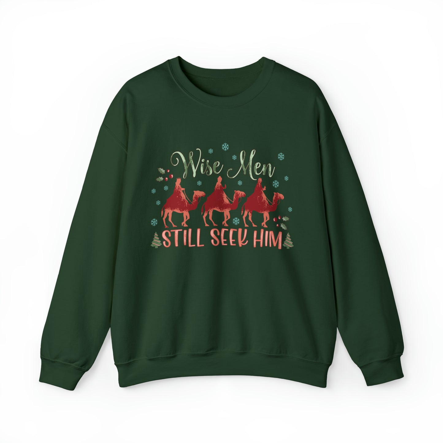 Wise men still seek him xmas sweatshirt, christmas sweater, faith based sweater, oversized christian holiday hoodie, baby jesus spiritual outfit