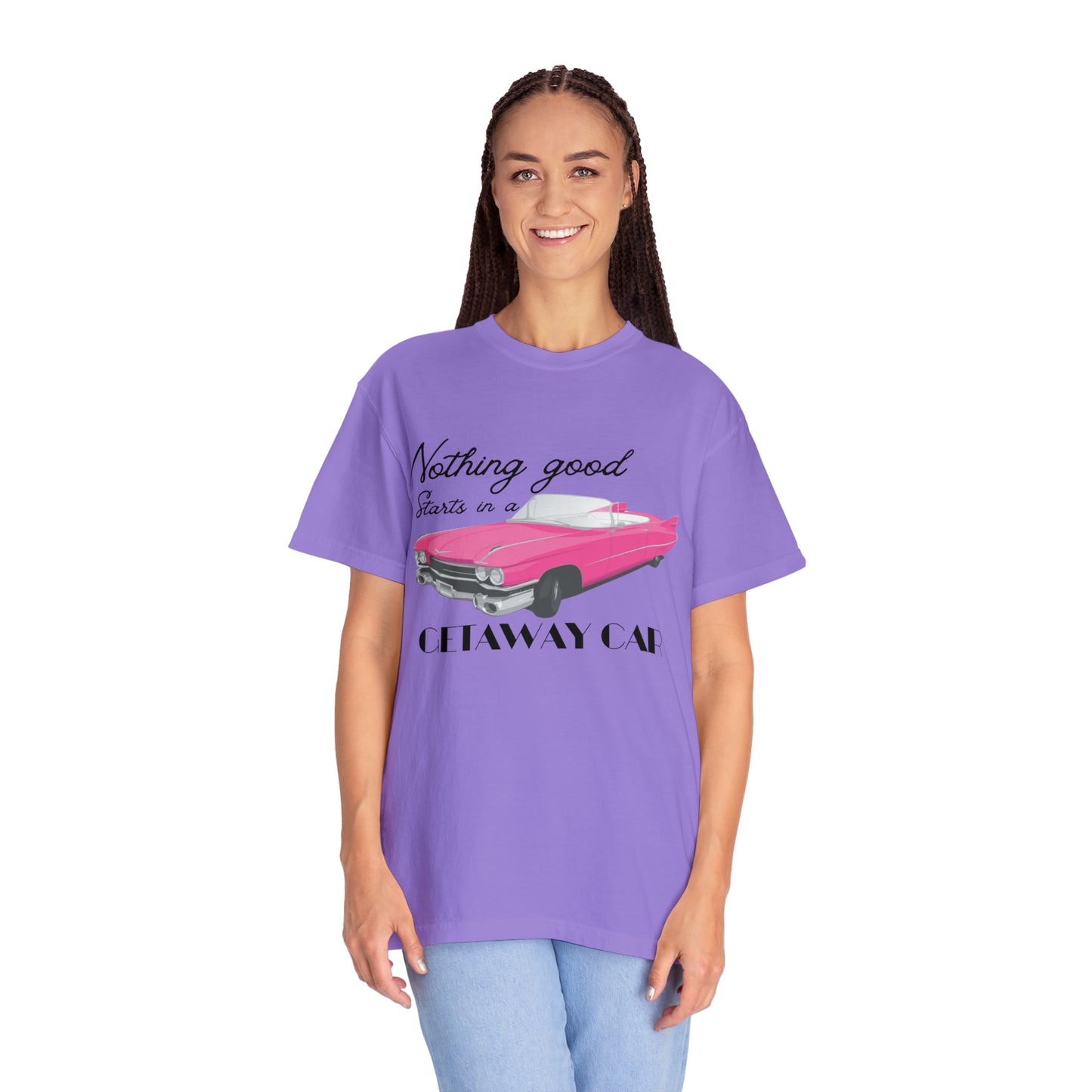 Pink convertible Getaway Car Shirt, Nothing Good, Reputation Album, Taylor Merch, Taylor Fan Gift, Concert TShirt, Comfort Colors