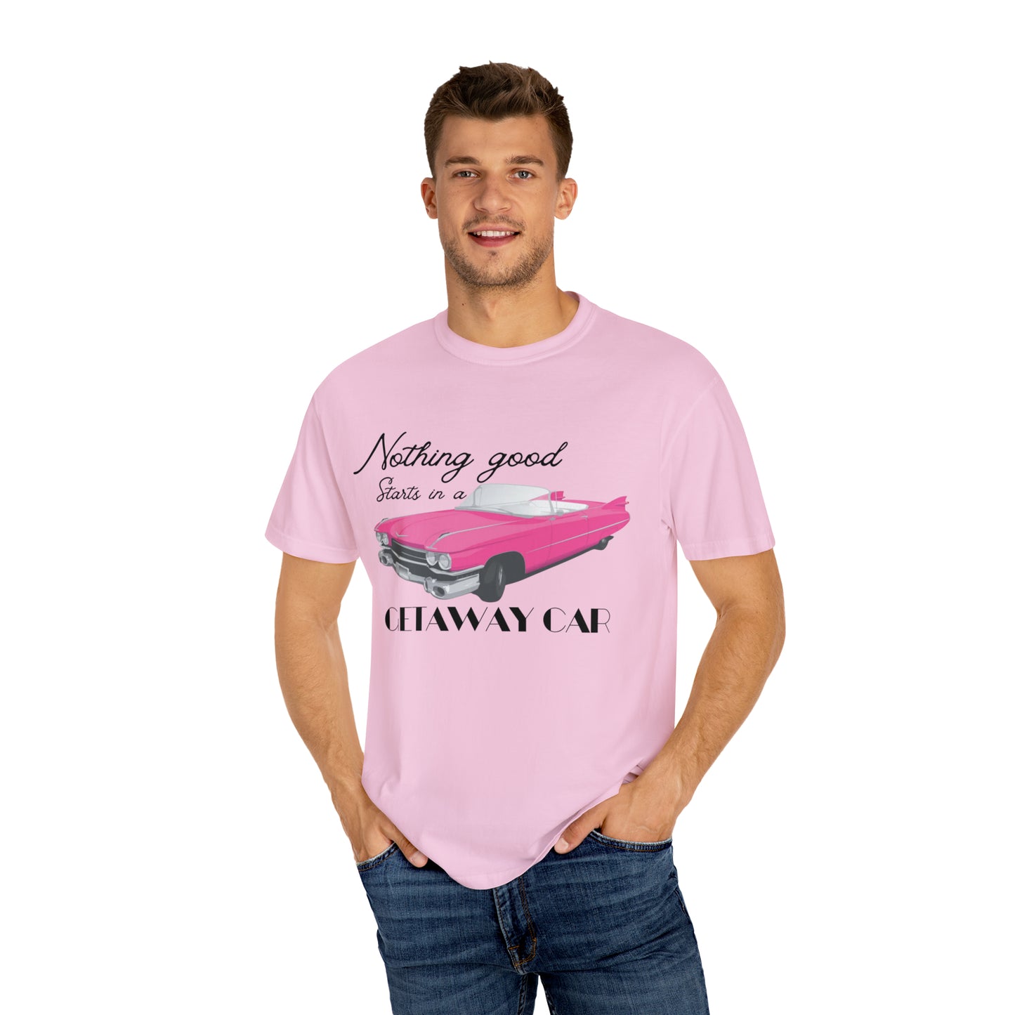 Pink convertible Getaway Car Shirt, Nothing Good, Reputation Album, Taylor Merch, Taylor Fan Gift, Concert TShirt, Comfort Colors