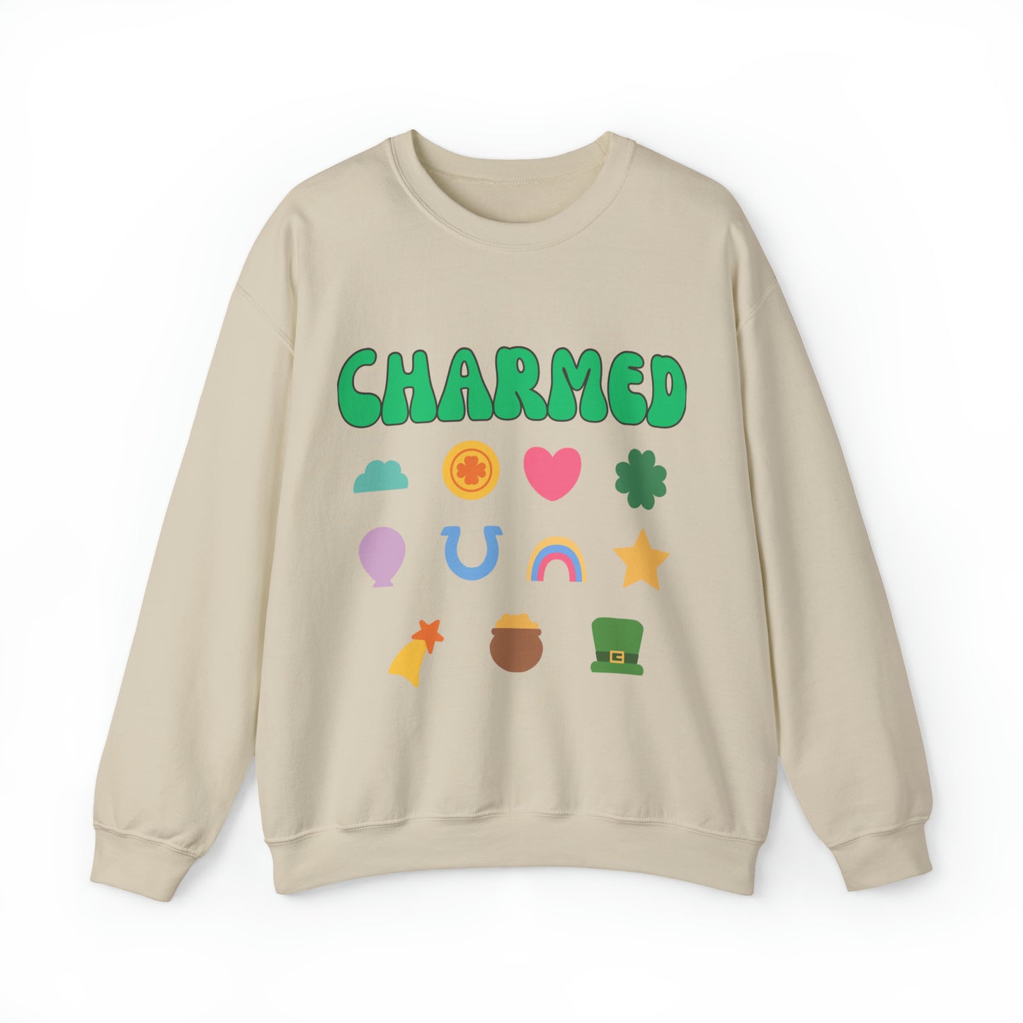 Cute charmed st patricks day sweatshirt, funny lucky charms st. paddys day hoodie, retro sweater