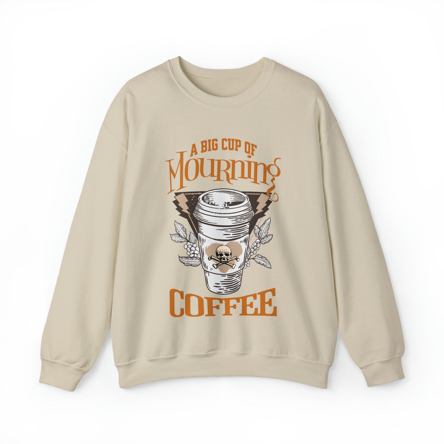 Funny coffee lovers halloween sweatshirt, autumn fall meme graphic hoodie, coffee pun spooky season sweater, PSL, Pumpkin spiced latte, funny grim reaper