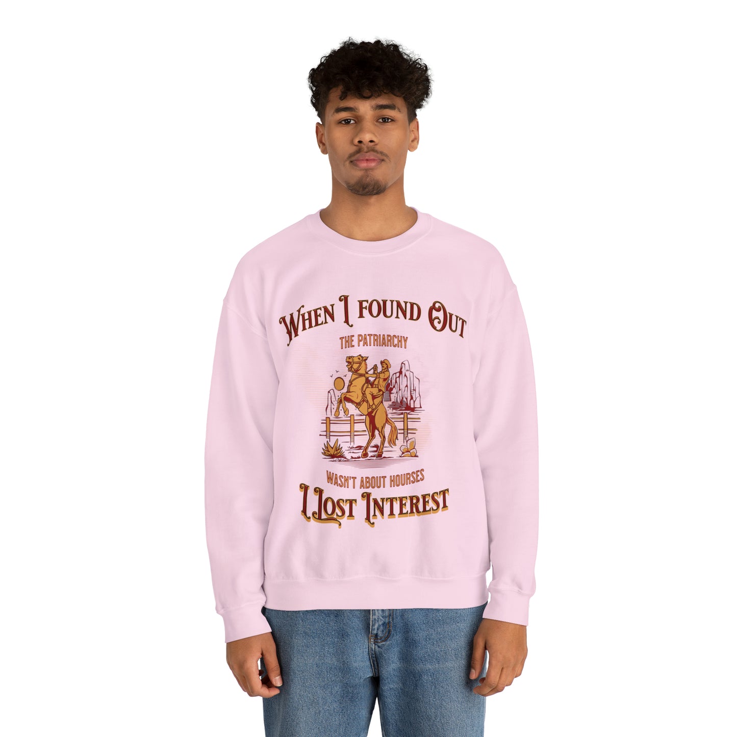 Funny barb movie ken quote sweater, when I found out the patriarchy wasnt about horses, cowboy feminist sweatshirt, Barbiecore, himbo hoodie