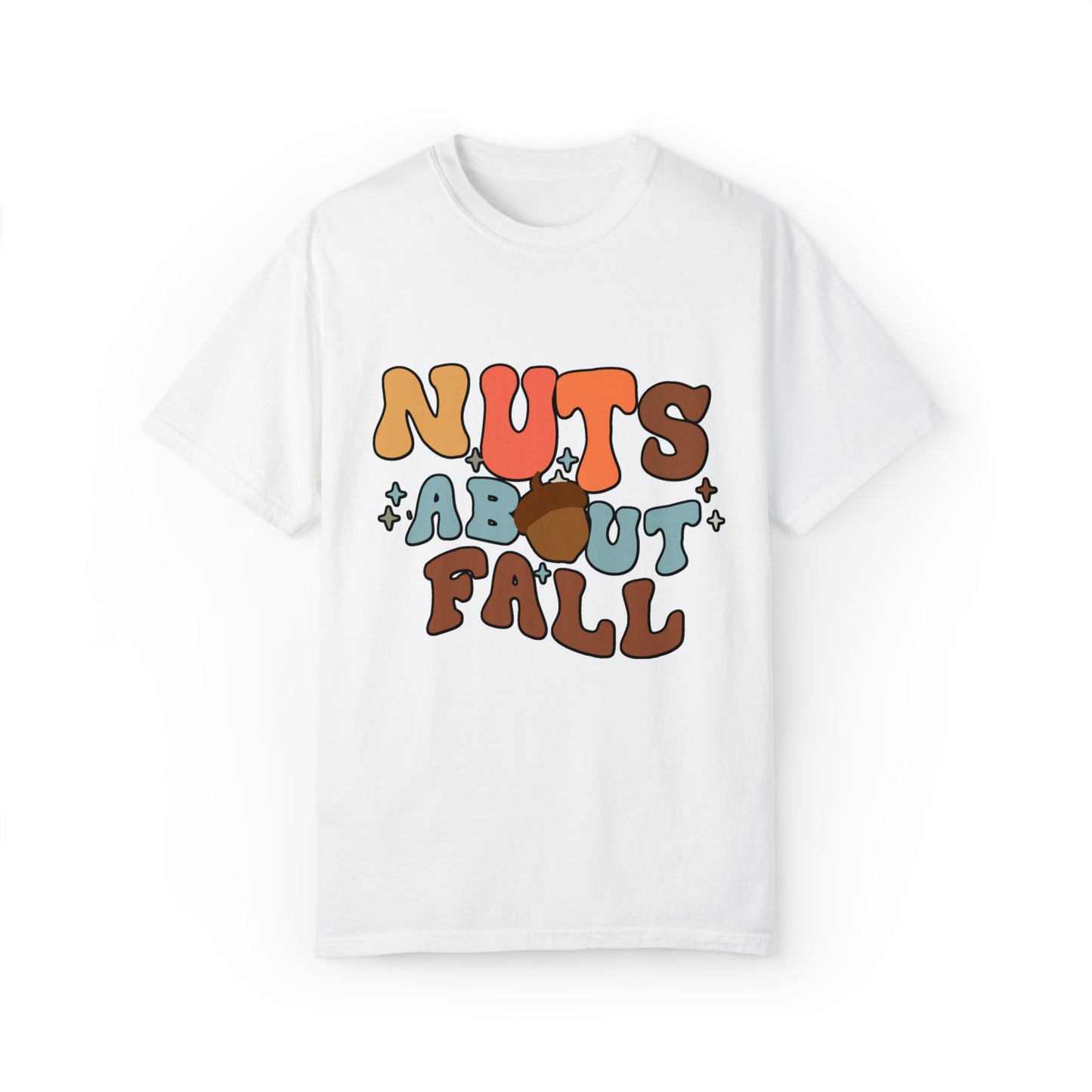 Cute nuts about fall shirt, funny fall shirt, autumn Tshirt, comfort colors shirt