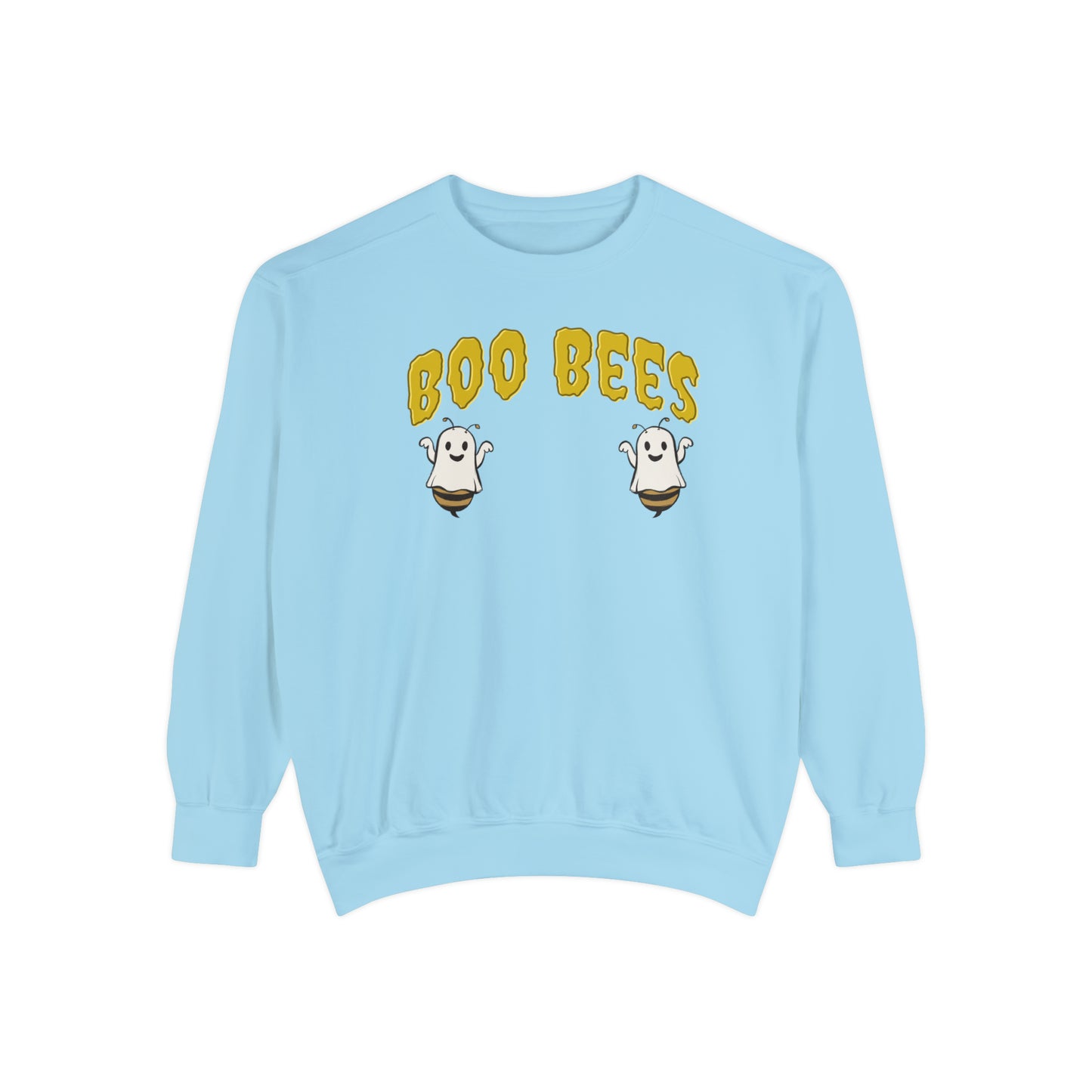 Comfort colors funny Boo Bees halloween sweatshirt, cute ghostly ghoul humorous sweater, spooky season meme hoodie, holiday punny sweats