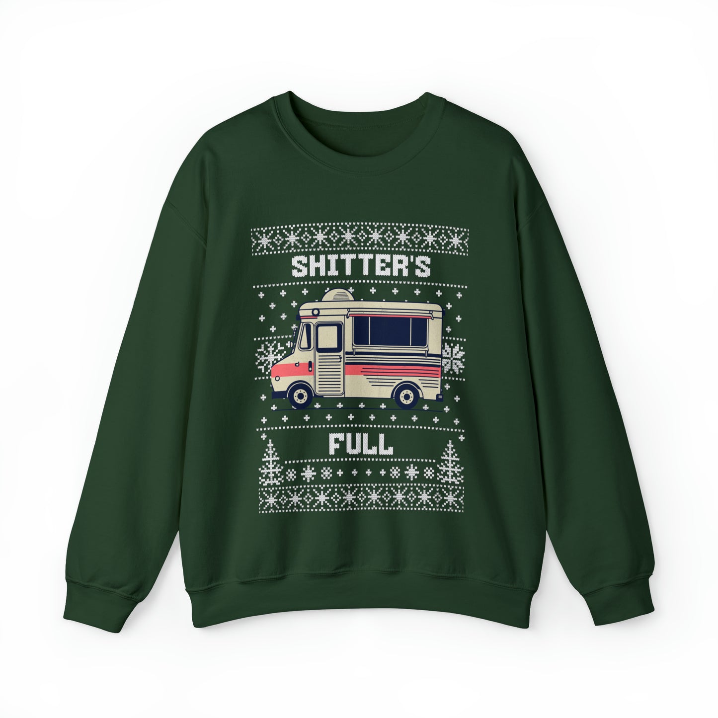 National Lampoon's funny ugly christmas sweater, Shitter's Full sweats, cute xmas sweatshirt, Naughty Santa winter holiday hoodie, christmas movie