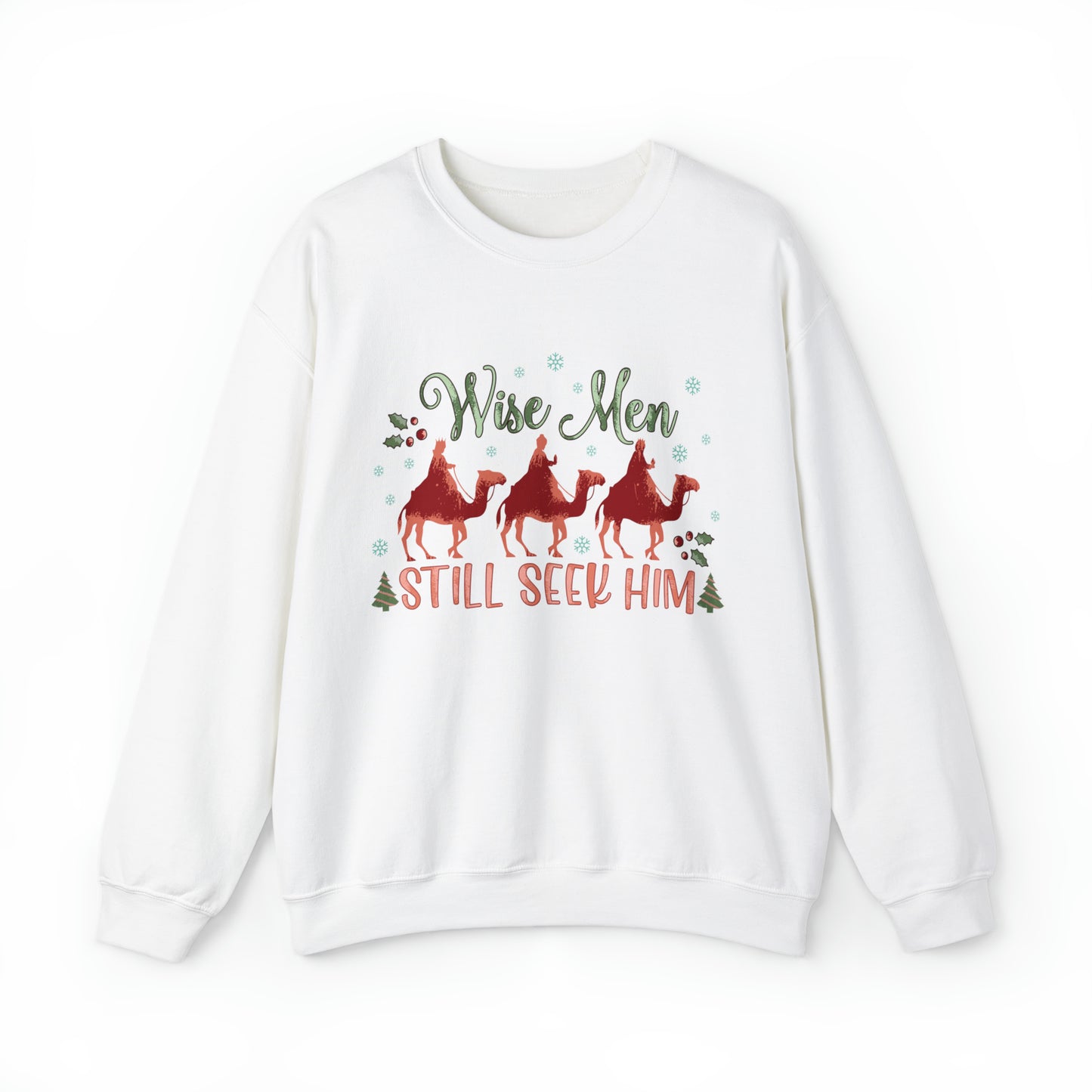 Wise men still seek him xmas sweatshirt, christmas sweater, faith based sweater, oversized christian holiday hoodie, baby jesus spiritual outfit