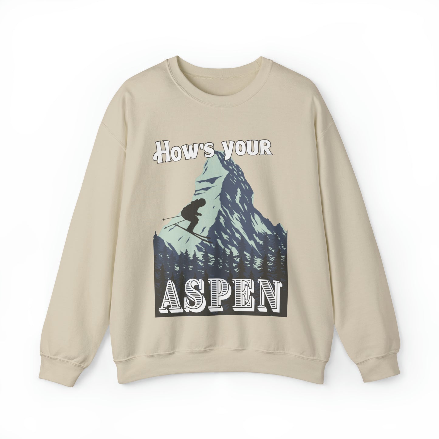 Funny Aspen sweatshirt, National Park sweater, Skiing Vintage Inspired hoodie, Unisex shirt, oversized