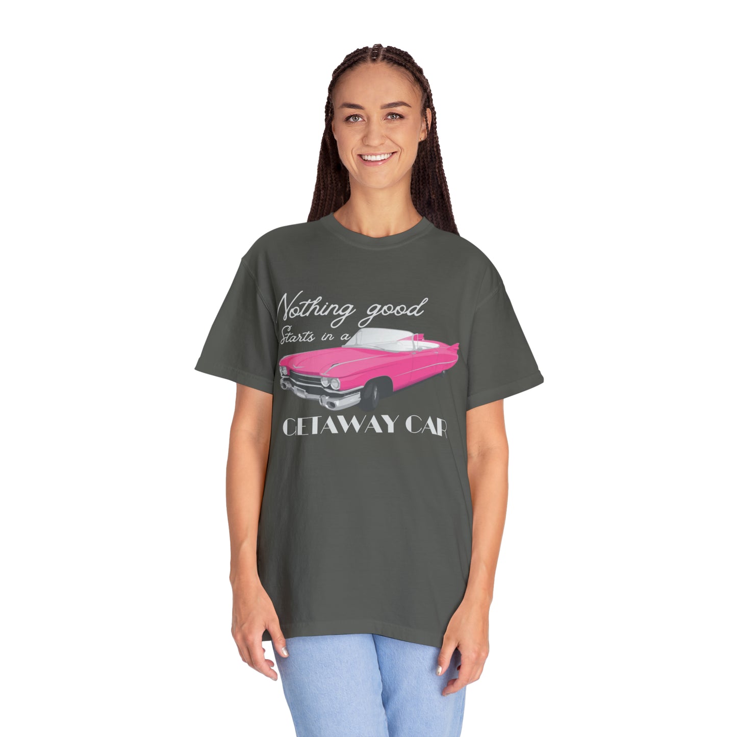 Pink convertible Getaway Car Shirt, Nothing Good, Reputation Album, Taylor Merch, Taylor Fan Gift, Concert TShirt, Comfort Colors