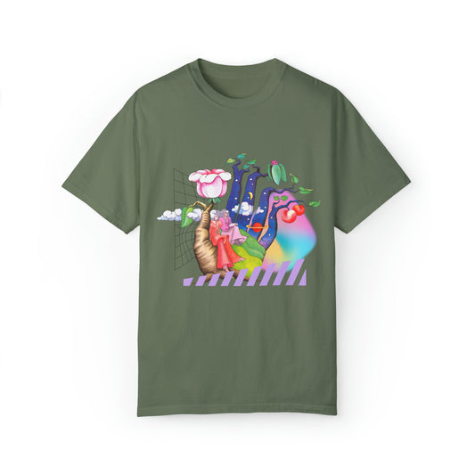 Surreal treeTee, colorful Graphic Tee, fairycore, forest witch aesthetic, Boho Tee, Vintage Inspired Cotton T-shirt, Comfort Colors Tee