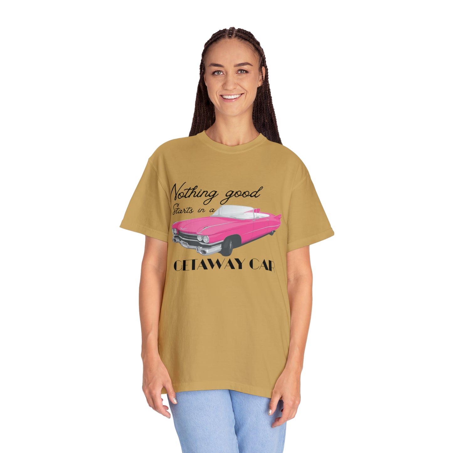 Pink convertible Getaway Car Shirt, Nothing Good, Reputation Album, Taylor Merch, Taylor Fan Gift, Concert TShirt, Comfort Colors