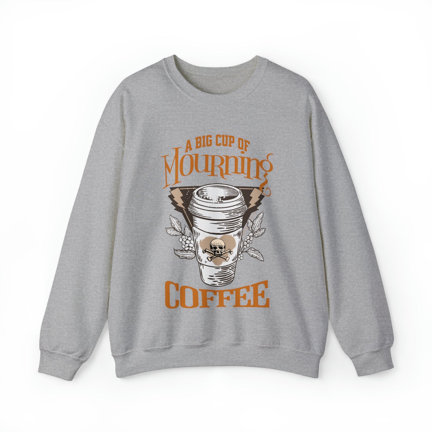 Funny coffee lovers halloween sweatshirt, autumn fall meme graphic hoodie, coffee pun spooky season sweater, PSL, Pumpkin spiced latte, funny grim reaper