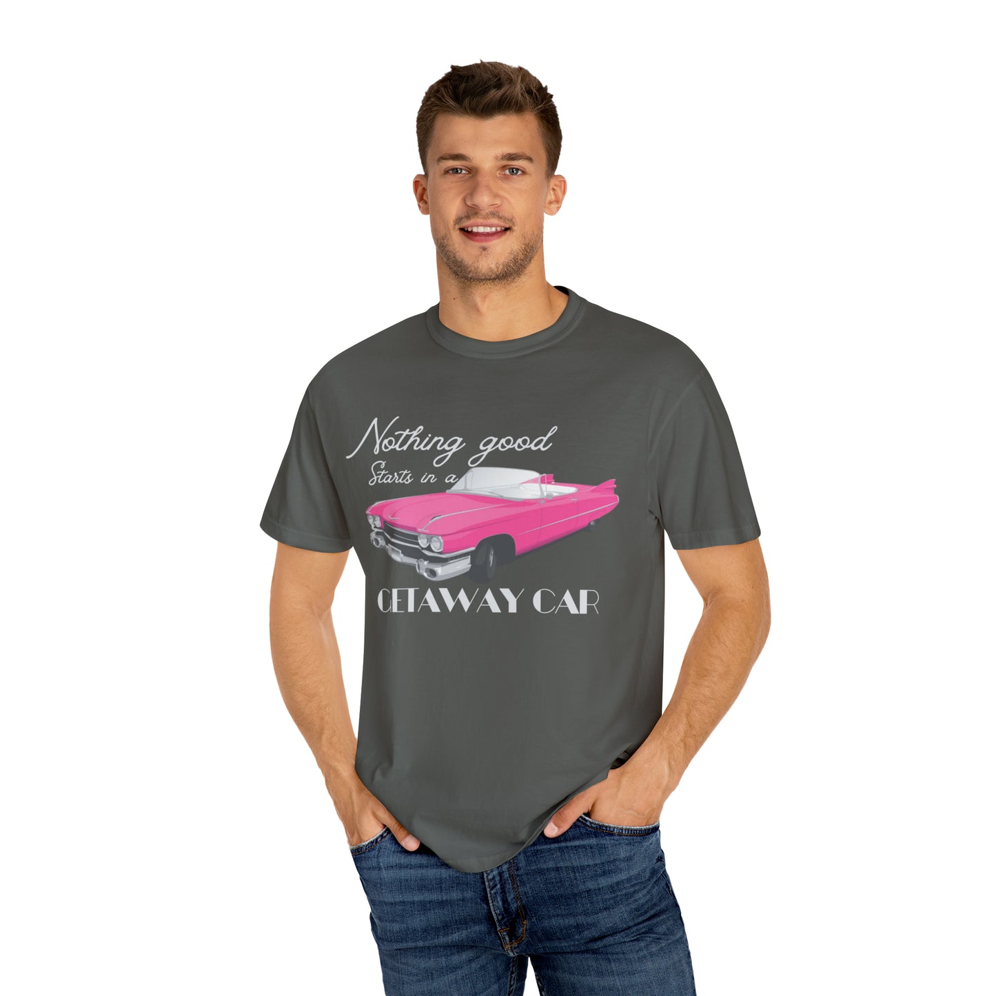 Pink convertible Getaway Car Shirt, Nothing Good, Reputation Album, Taylor Merch, Taylor Fan Gift, Concert TShirt, Comfort Colors