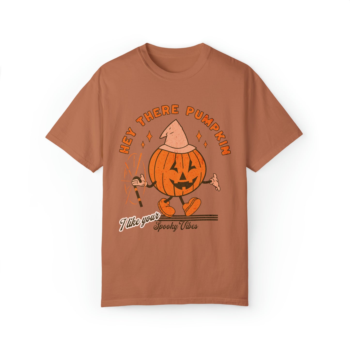 Comfort colors funny hey there pumpkin jack o lantern halloween tshirt, cute pumpkin patch shirt, fall autumn spooky vibes, sweater weather