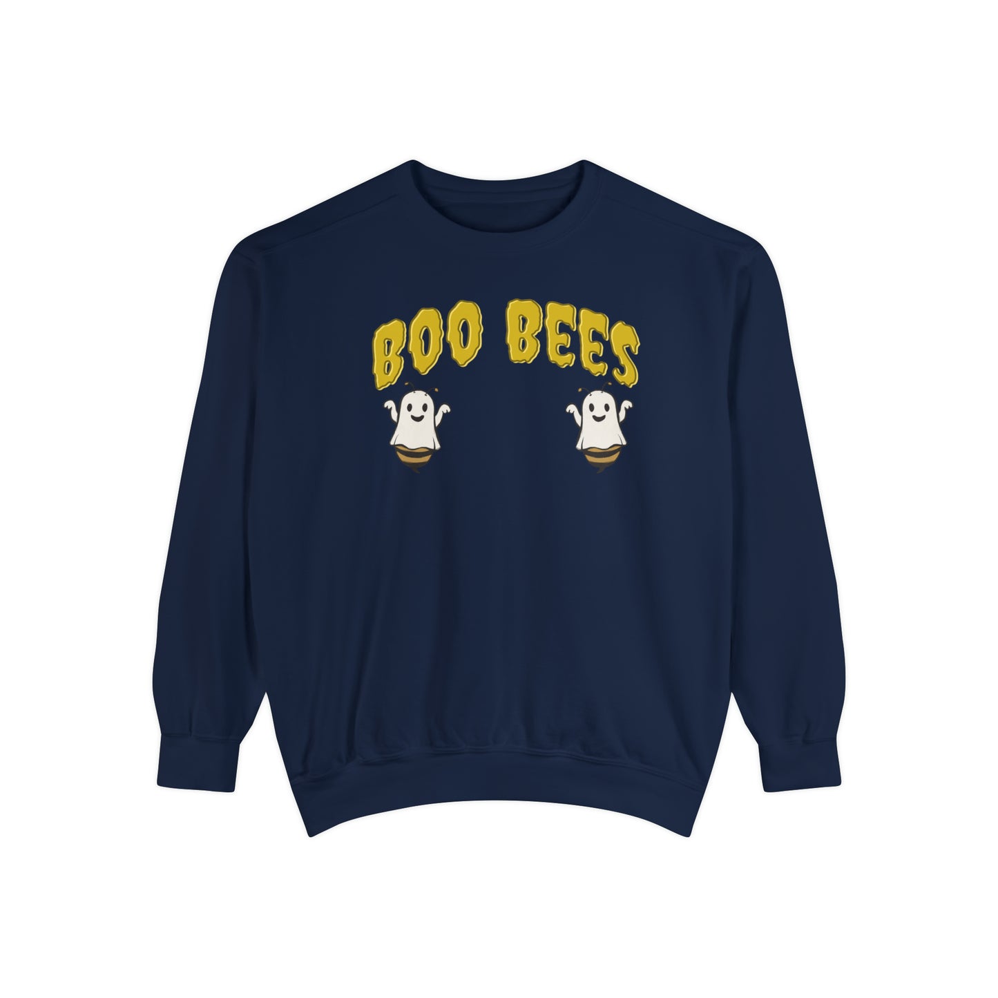 Comfort colors funny Boo Bees halloween sweatshirt, cute ghostly ghoul humorous sweater, spooky season meme hoodie, holiday punny sweats