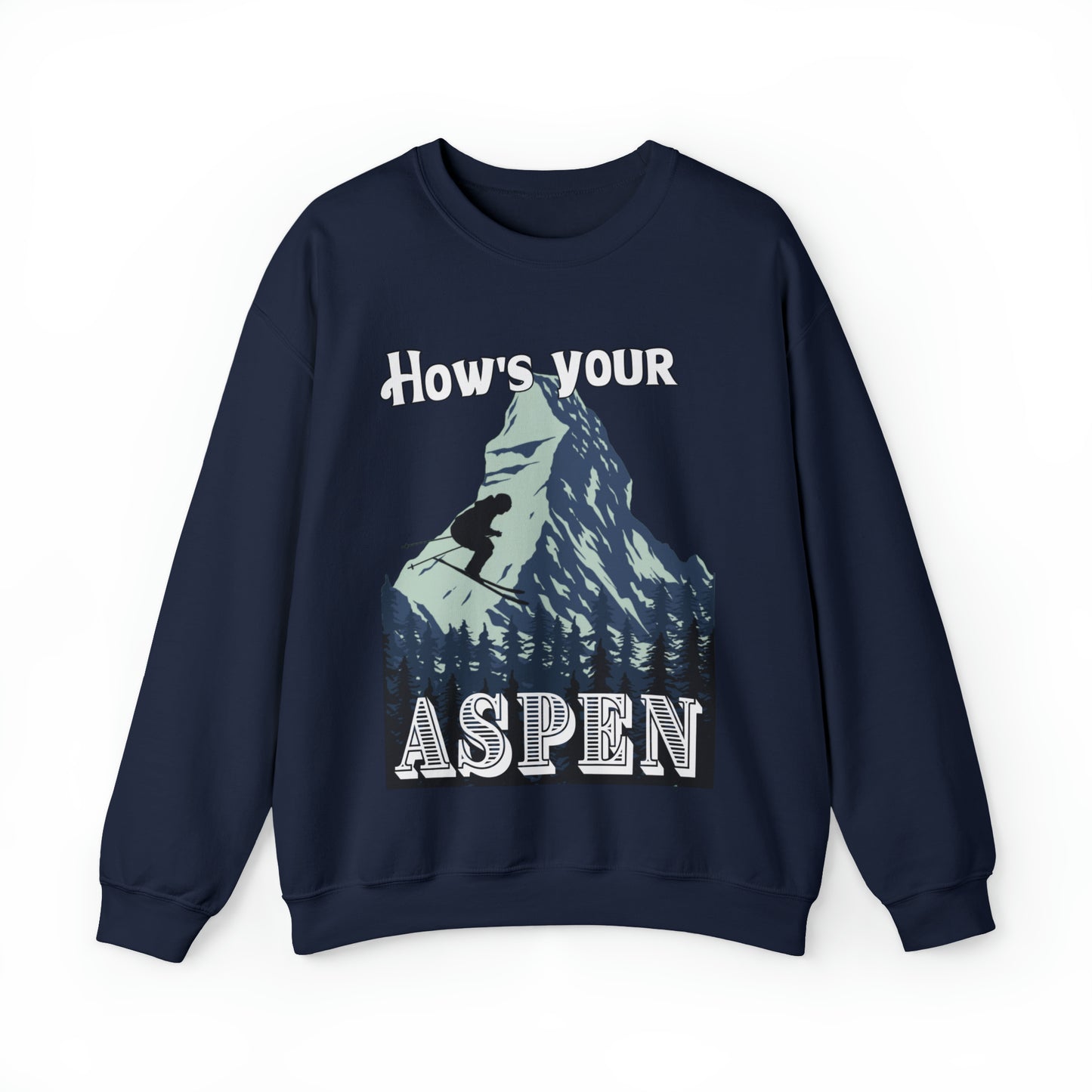 Funny Aspen sweatshirt, National Park sweater, Skiing Vintage Inspired hoodie, Unisex shirt, oversized