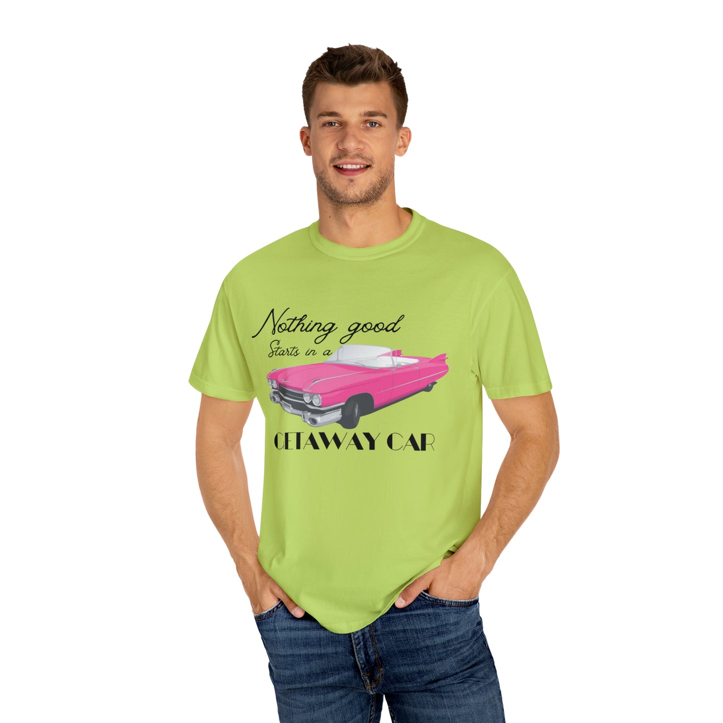 Pink convertible Getaway Car Shirt, Nothing Good, Reputation Album, Taylor Merch, Taylor Fan Gift, Concert TShirt, Comfort Colors