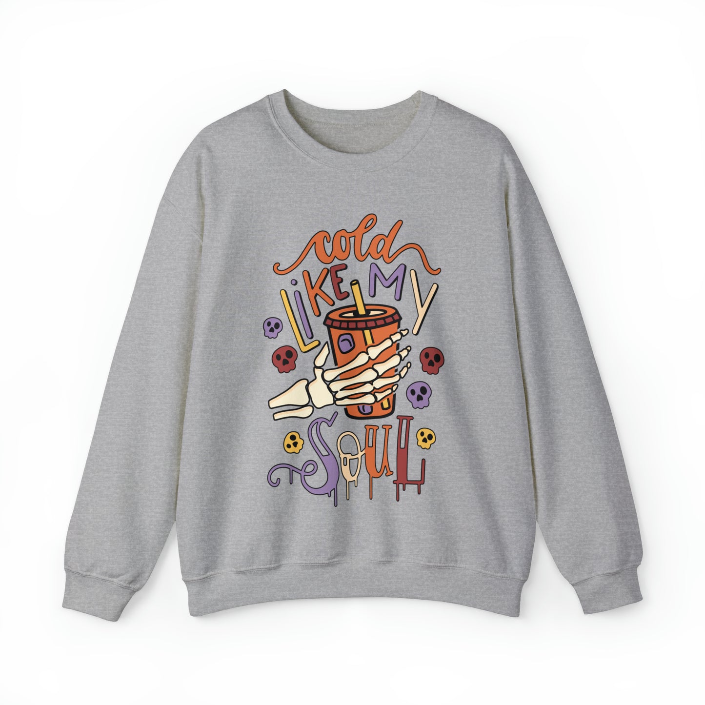 Coffee lovers halloween sweatshirt, funny halloween sweater, skeleton hoodie