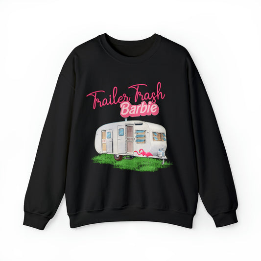 funny barb sweatshirt, trailor trash sweater, summer time, VSCO sorority outift, group shirts, humorous clothing, vintage camper hoodie