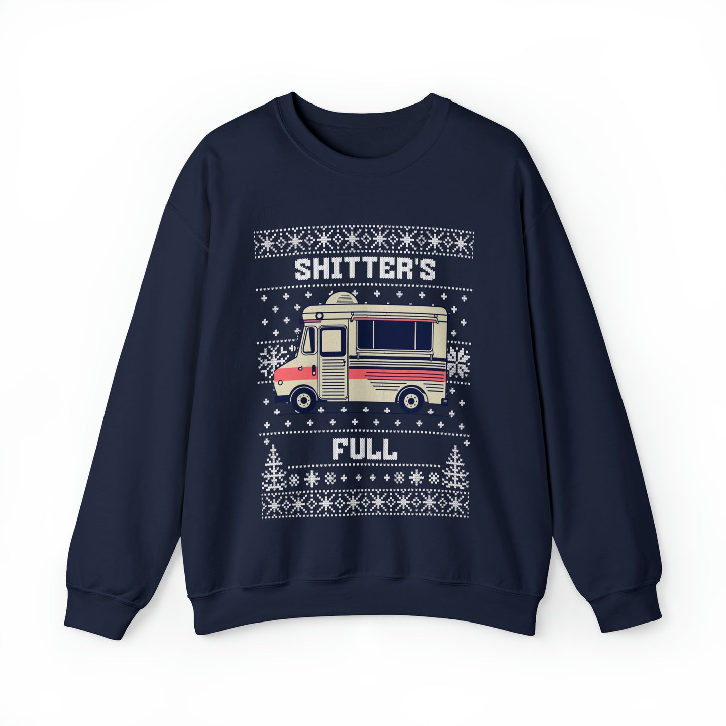 National Lampoon's funny ugly christmas sweater, Shitter's Full sweats, cute xmas sweatshirt, Naughty Santa winter holiday hoodie, christmas movie