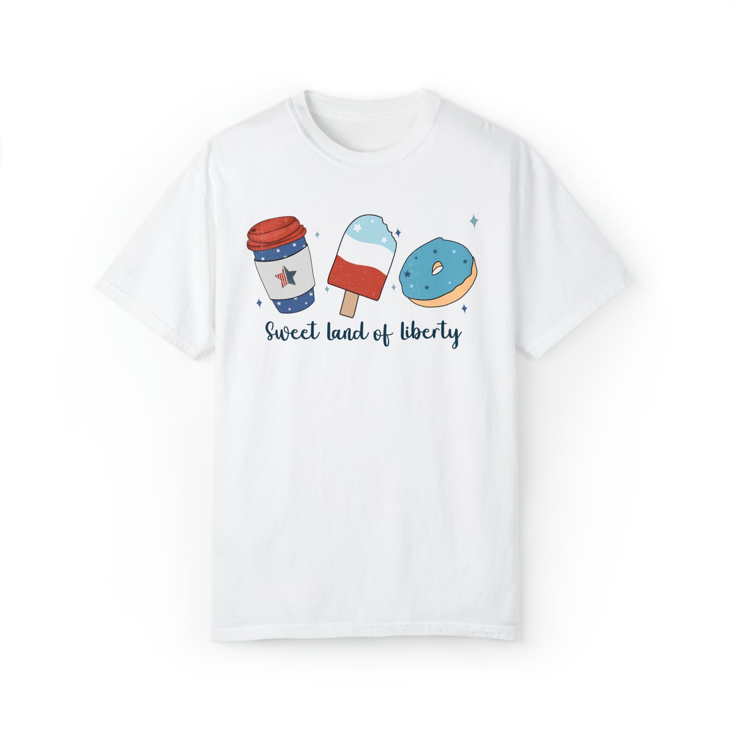 Cute comfort colors America Shirt,funny sweet land of liberty pun, 4th Of July Shirt, Fourth Of July, Patriotic USA Gift, Unisex Graphic Tee