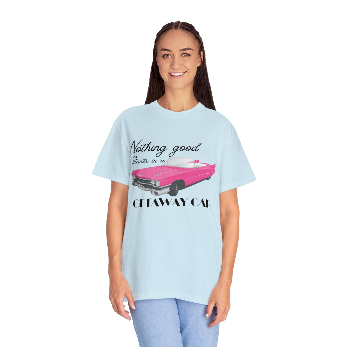 Pink convertible Getaway Car Shirt, Nothing Good, Reputation Album, Taylor Merch, Taylor Fan Gift, Concert TShirt, Comfort Colors