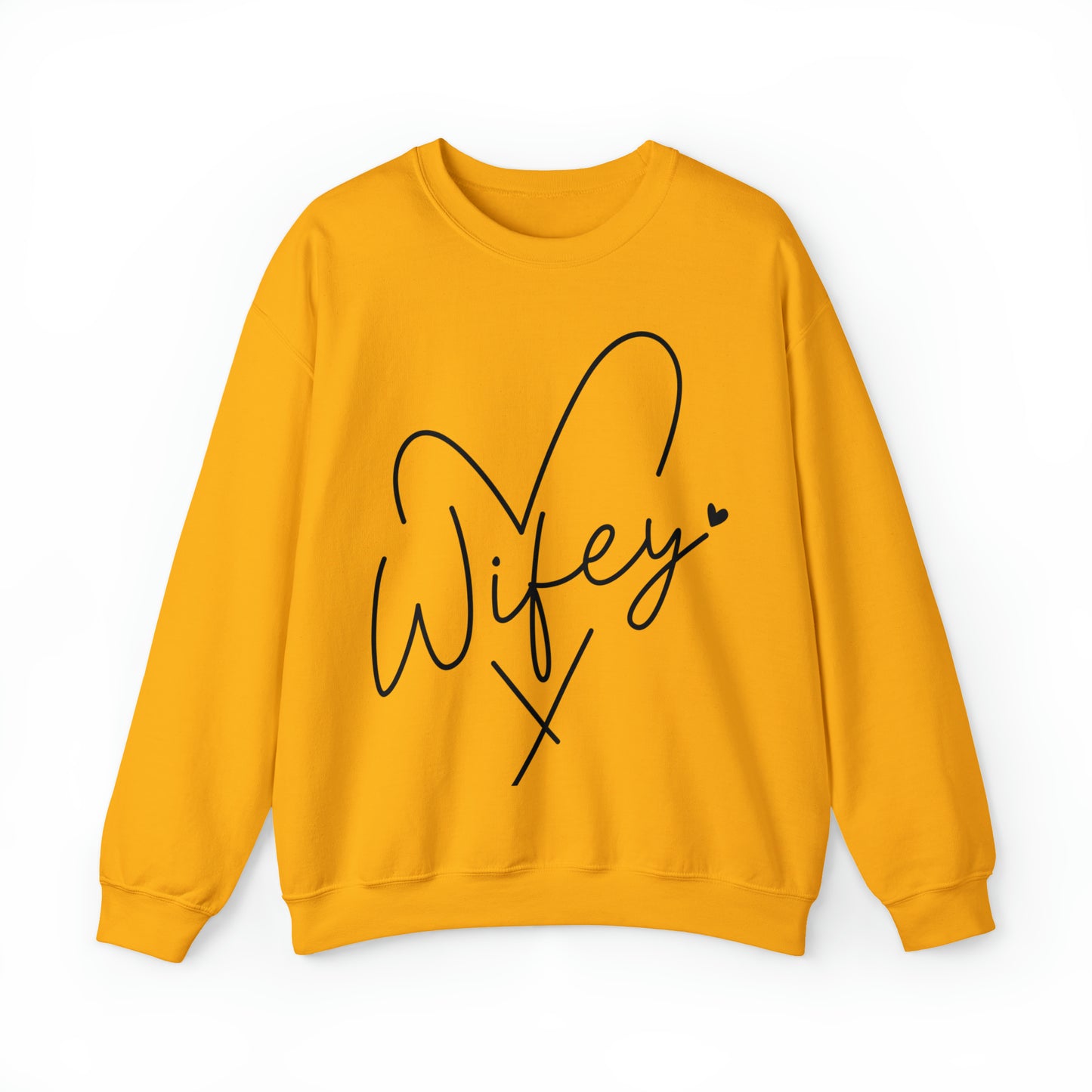 Cute minimalist wifey sweatshirt, bachelorette party sweater, engagement gift idea, wedding day hoodie