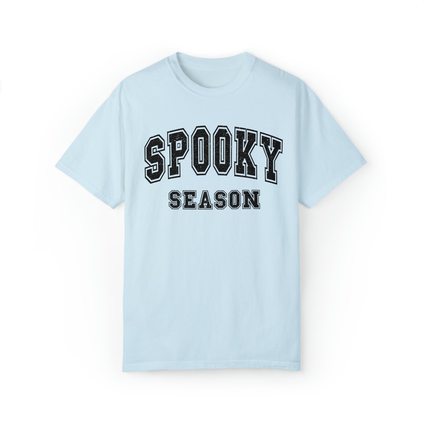 Comfort colors minimalist spooky season tshirt, halloween ghost shirt, witchy shirt, cute autumn lover tee, fall shirts