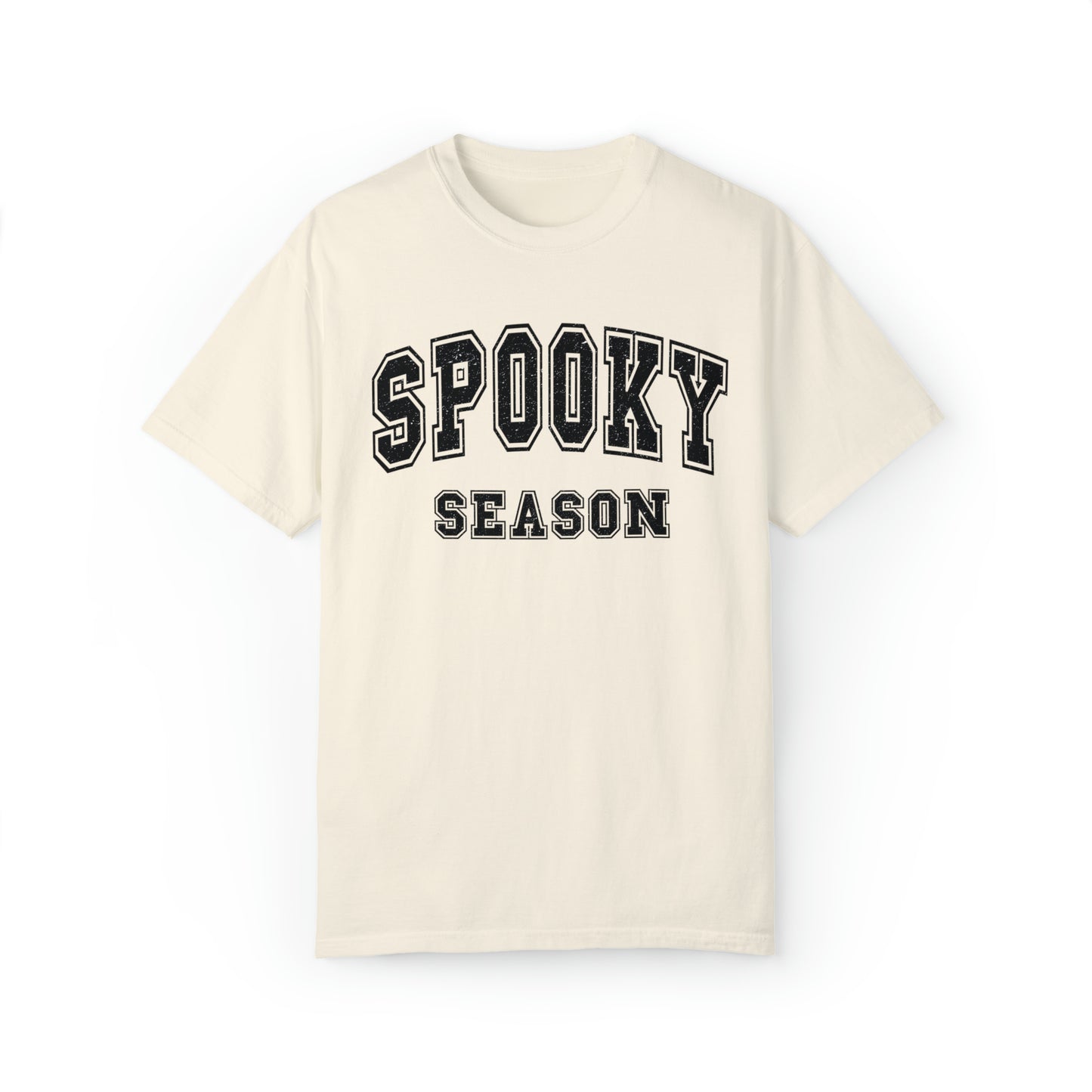 Comfort colors minimalist spooky season tshirt, halloween ghost shirt, witchy shirt, cute autumn lover tee, fall shirts