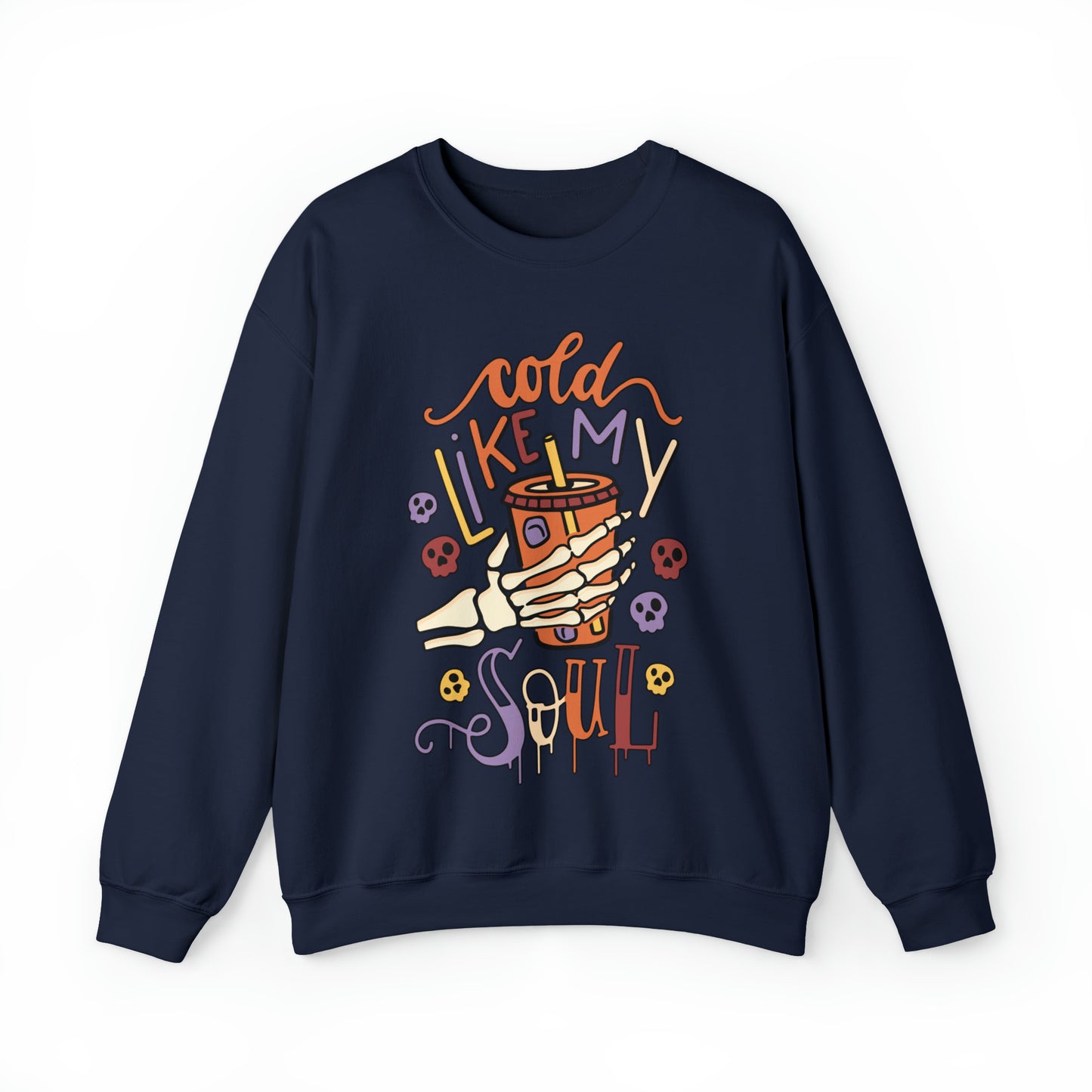 Coffee lovers halloween sweatshirt, funny halloween sweater, skeleton hoodie