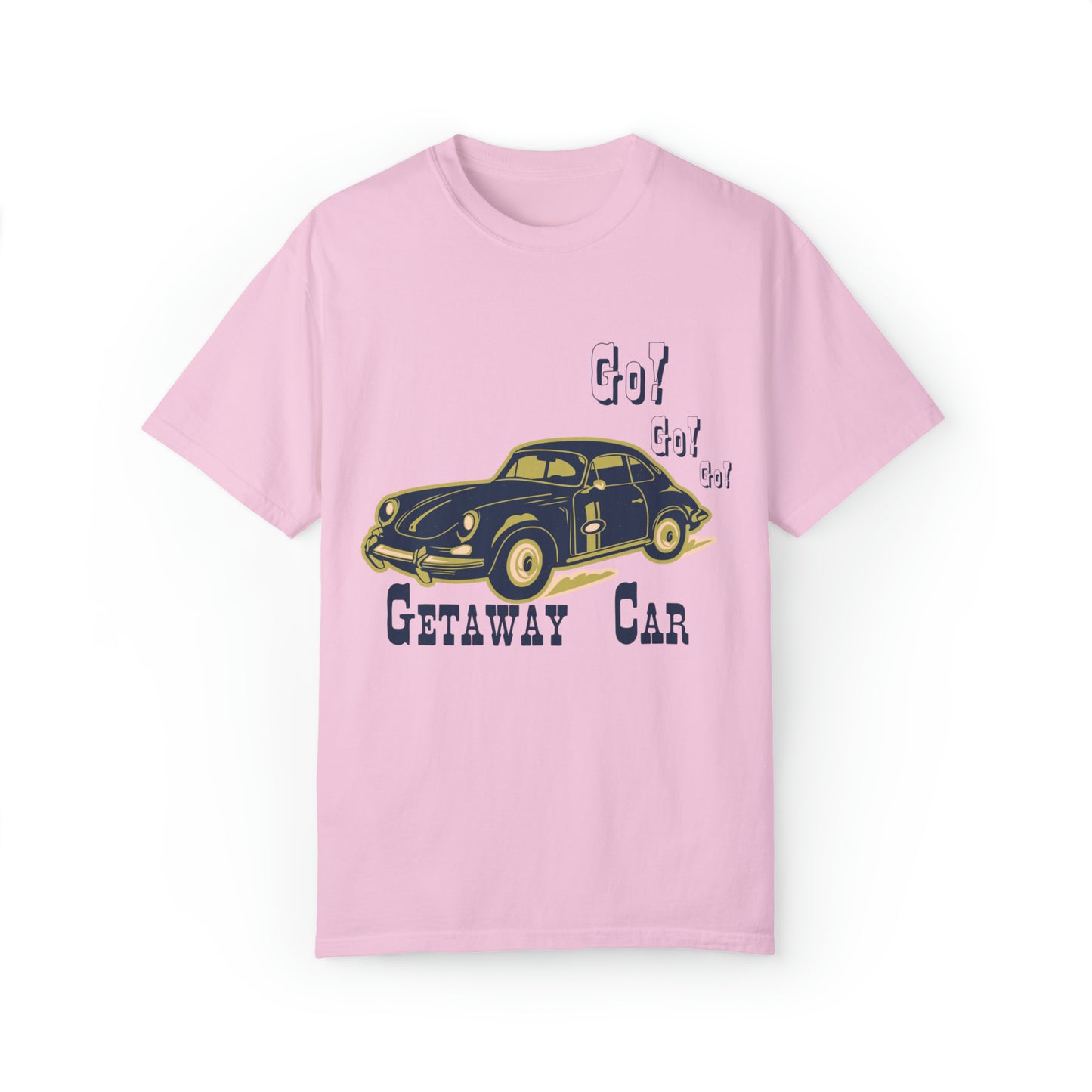 comfort colors Pink convertible Getaway Car Shirt,  Eras concert 2023 Shirts - taylor Fan tshirt - tour merch - gift idea for music stan