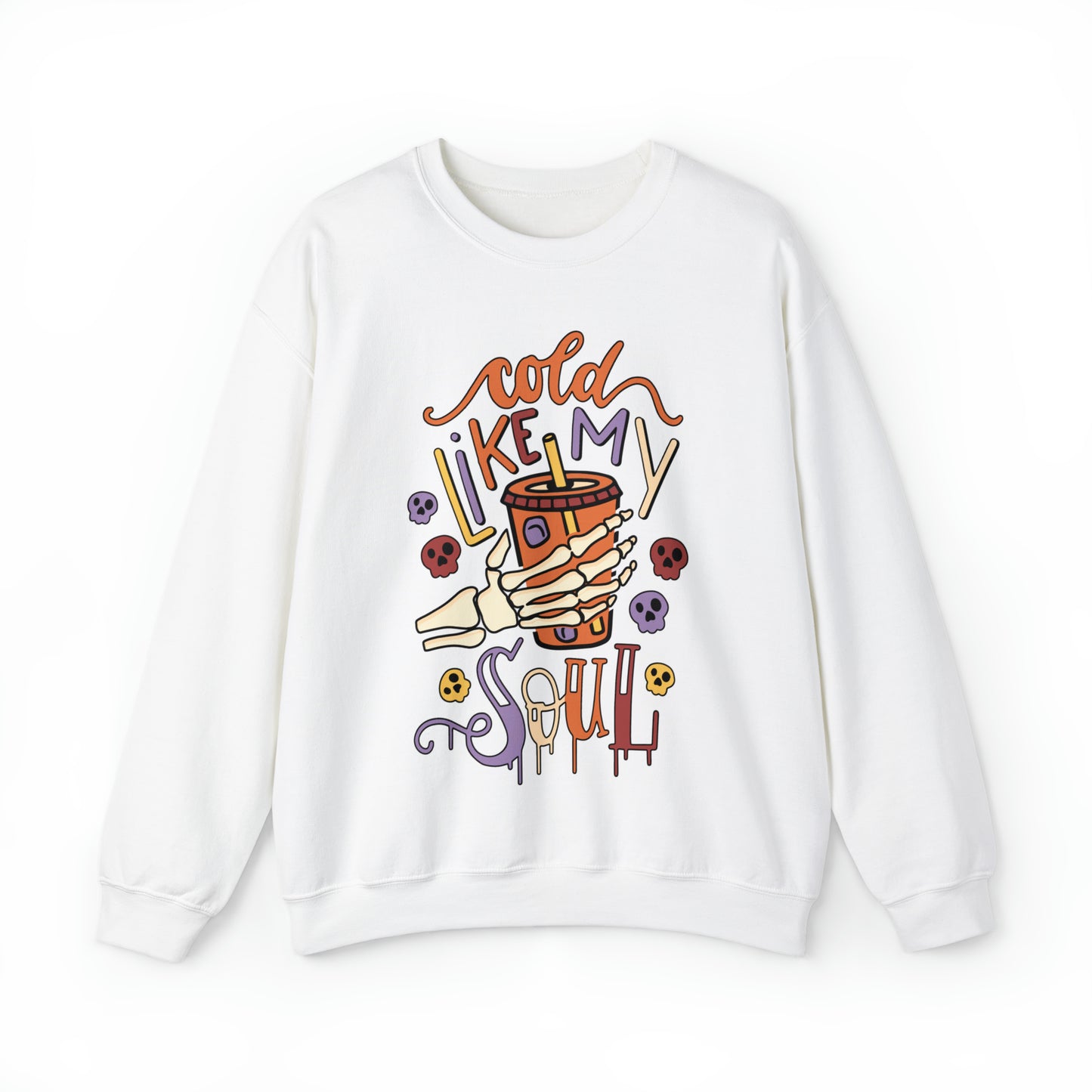 Coffee lovers halloween sweatshirt, funny halloween sweater, skeleton hoodie