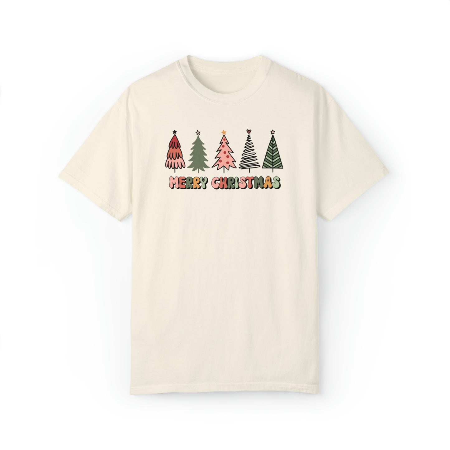 Cute christmas tree tshirt, christmas shirt, retro christmas shirt, comfort colors shirt